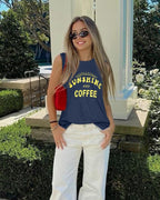 Women’s Sleeveless Graphic Tank Top Casual Summer Tee