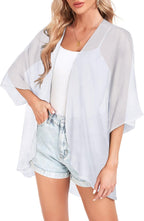 Women’s Chiffon Kimono Cardigan Open Front Cover Up