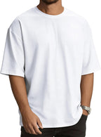 Men’s Oversized Graphic T-Shirt Crewneck Short Sleeve