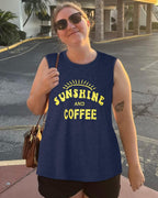 Women’s Sleeveless Graphic Tank Top Casual Summer Tee