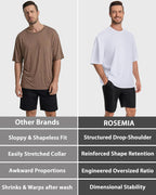 Men’s Oversized Graphic T-Shirt Crewneck Short Sleeve