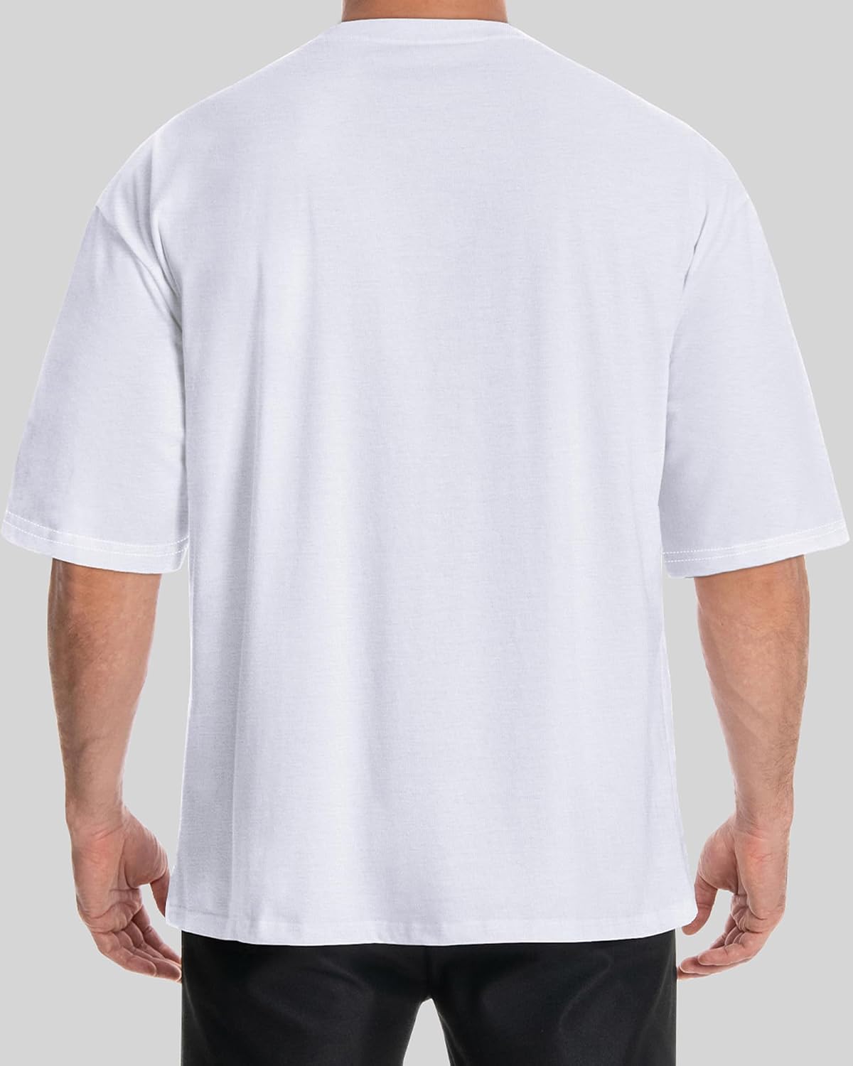 Men’s Oversized Graphic T-Shirt Crewneck Short Sleeve