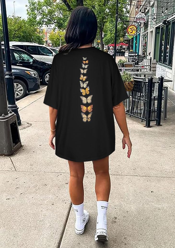 Women’s Oversized Graphic T-Shirt Short Sleeve Top
