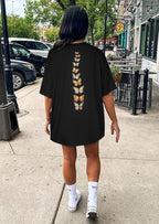 Women’s Oversized Graphic T-Shirt Short Sleeve Top