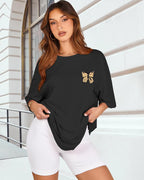 Women’s Oversized Graphic T-Shirt Short Sleeve Top